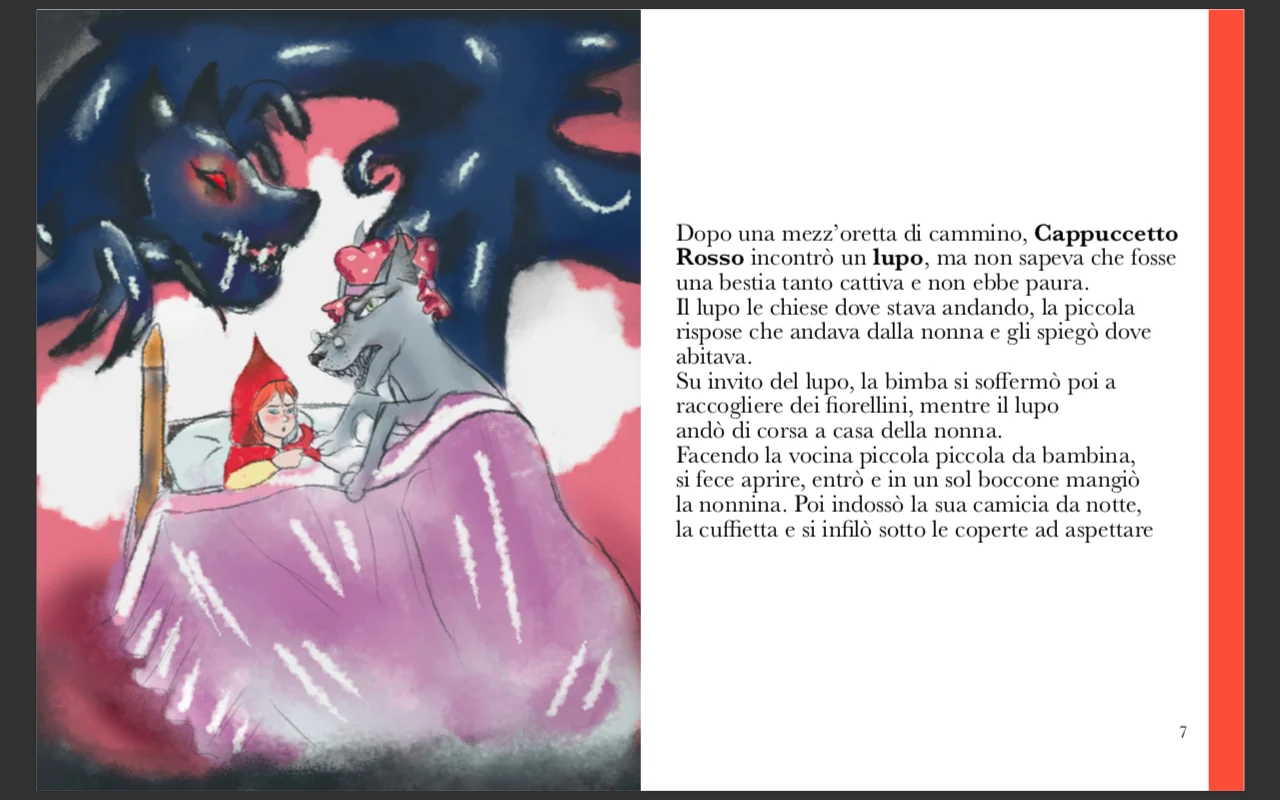 Cappuccetto Rosso — pagine illustrate